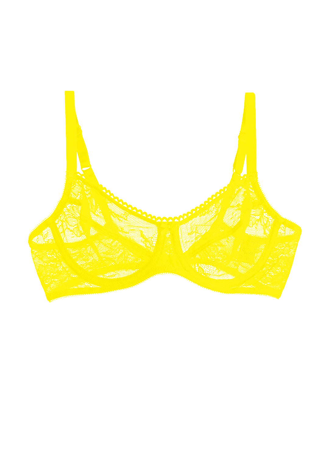 French Ballet Underwired Bra in Black and Brights
