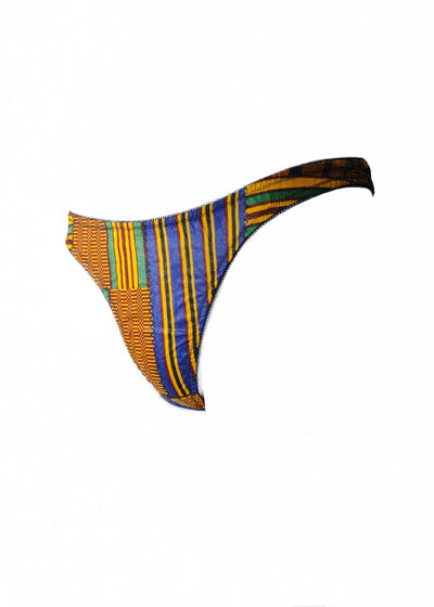 African Print Thong Brief - Deborah Marquit