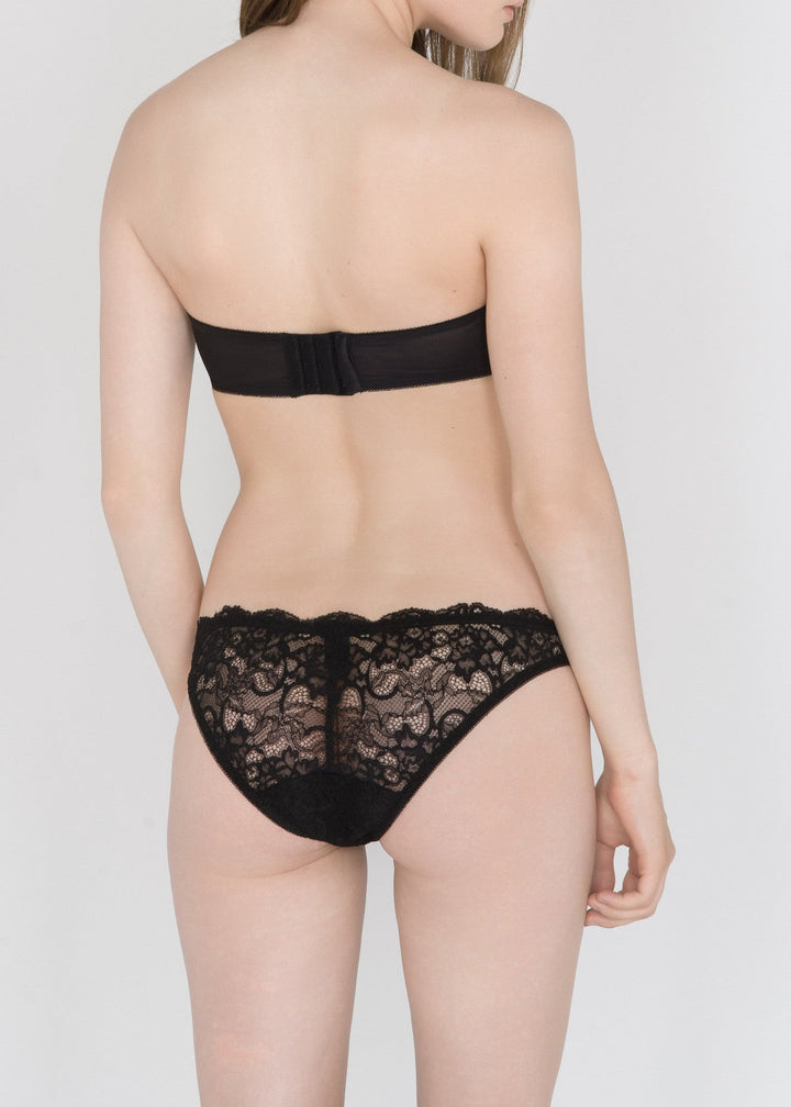 Classic Italian Lace Strapless Bra - DEBORAH MARQUIT 