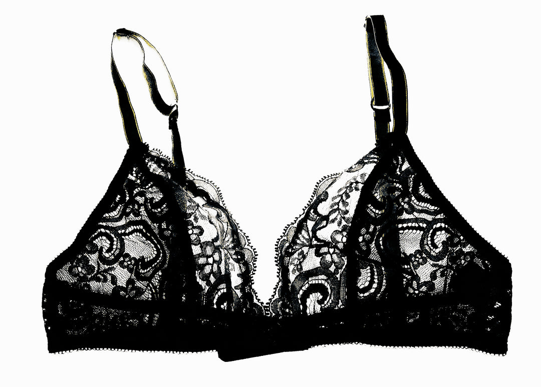 Persian Lily Lace Triangle Bra - DEBORAH MARQUIT